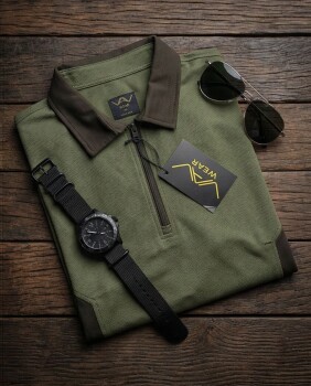 Outdoor Günlük Polo Yaka Erkek Kısa Kollu T-shirt Yazlık VLAC01V - 8