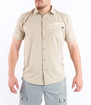 Outdoor Rahat Esnek Erkek Gömlek Kısa Kol Olabilen FLEXTAC01 - 2