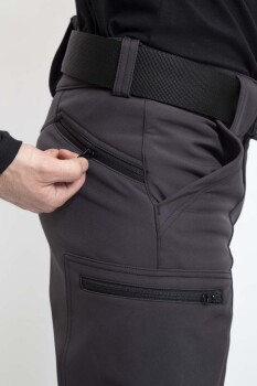 Outdoor Softshell Erkek Pantolon Polarlı Su Geçirmez Kayak SHELLHT12 - 27