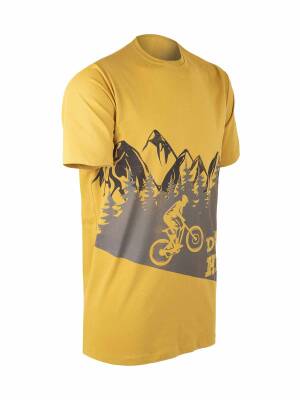 Outdoor T-shirt Günlük Pamuklu Baskılı Erkek BASETI02 - 54