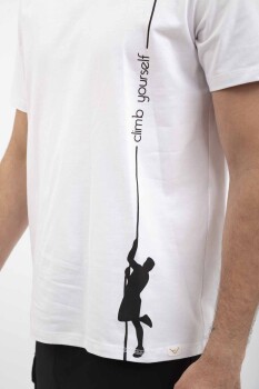 Outdoor T-shirt Günlük Pamuklu Baskılı Erkek BASETI02 - 28