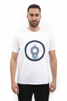 Outdoor T-shirt Günlük Pamuklu Baskılı Erkek BASETI02 - 1