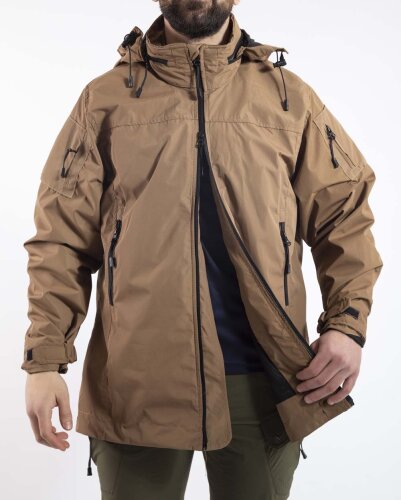 Outdoor Tactical Yağmurluk Su Geçirmez Leke Tutmaz Rüzgar Geçirmez Rüzgarlık Erkek Mont 3TECH01 - 20