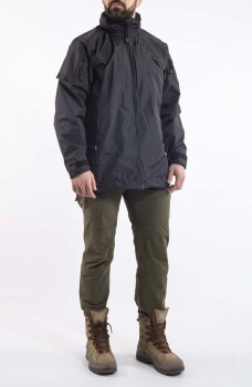 Outdoor Tactical Yağmurluk Su Geçirmez Leke Tutmaz Rüzgar Geçirmez Rüzgarlık Erkek Mont 3TECH01 - 23