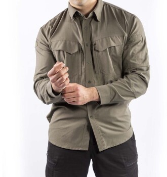 Outdoor Taktik Pamuklu Erkek Gömlek TACTEC01 - VAVWEAR