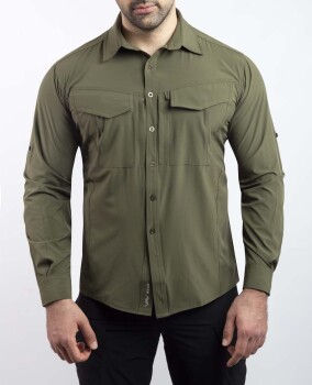 Tactical Outdoor Gömlek Esnek Fit Erkek TACFLEX01 - VAVWEAR