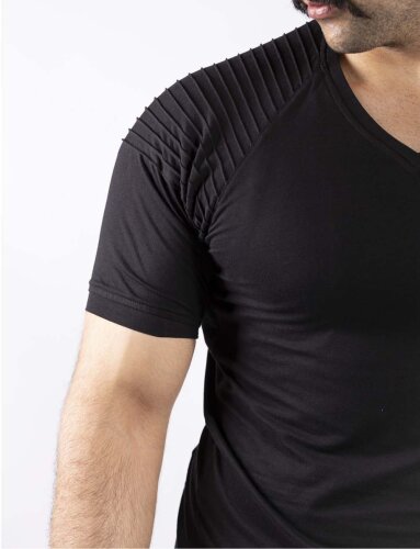 Tactical Outdoor Günlük Tişört Erkek Kısa Kollu Pamuklu Elastan Nervürlü Esnek Ter Emer TTHIN02 - 8