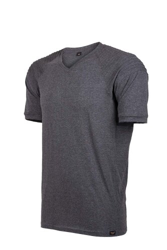 Tactical Outdoor Günlük Tişört Erkek Kısa Kollu Pamuklu Elastan Nervürlü Esnek Ter Emer TTHIN02 - 13