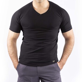 Taktik Outdoor Günlük Tişört Erkek Kısa Kollu Pamuklu Elastan Esnek Ter Emer TTHIN03 - VAVWEAR