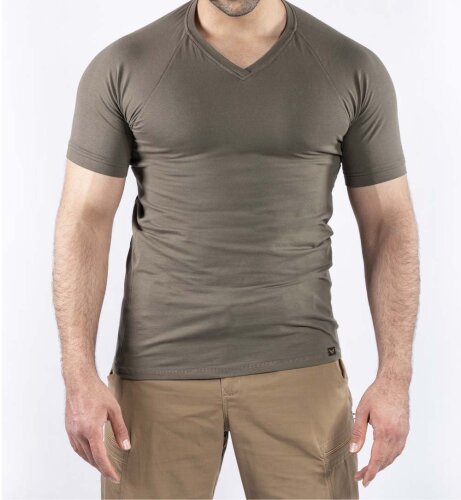 Taktik Outdoor Günlük Tişört Erkek Kısa Kollu Pamuklu Elastan Esnek Ter Emer TTHIN03 - 6