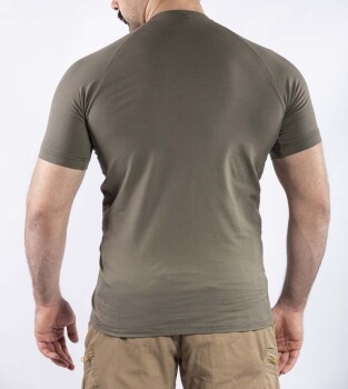 Taktik Outdoor Günlük Tişört Erkek Kısa Kollu Pamuklu Elastan Esnek Ter Emer TTHIN03 - 9