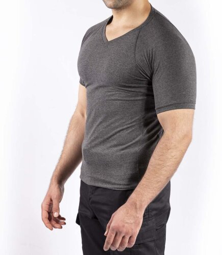 Taktik Outdoor Günlük Tişört Erkek Kısa Kollu Pamuklu Elastan Esnek Ter Emer TTHIN03 - 12