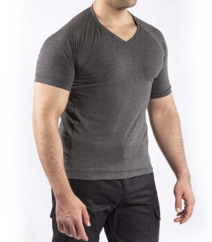 Taktik Outdoor Günlük Tişört Erkek Kısa Kollu Pamuklu Elastan Esnek Ter Emer TTHIN03 - 13