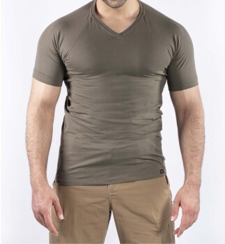 Taktik Outdoor Günlük Tişört Erkek Kısa Kollu Pamuklu Elastan Esnek Ter Emer TTHIN03 - VAVWEAR