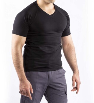 Taktik Outdoor Günlük Tişört Erkek Kısa Kollu Pamuklu Elastan Esnek Ter Emer TTHIN03 - 3