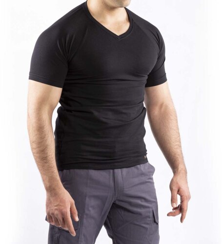 Taktik Outdoor Günlük Tişört Erkek Kısa Kollu Pamuklu Elastan Esnek Ter Emer TTHIN03 - 3