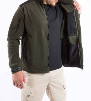 Taktik Outdoor Trekking Erkek Polar Kışlık Sweatshirt Tüylenmez POLTAC02 - 17